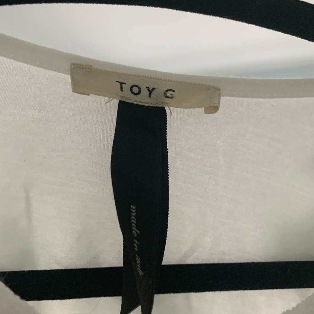 White Embroidery Short Tank - Picture 3 of 3